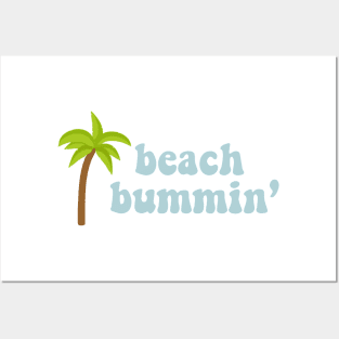 Beach Bummin' Palm Tree Design Posters and Art